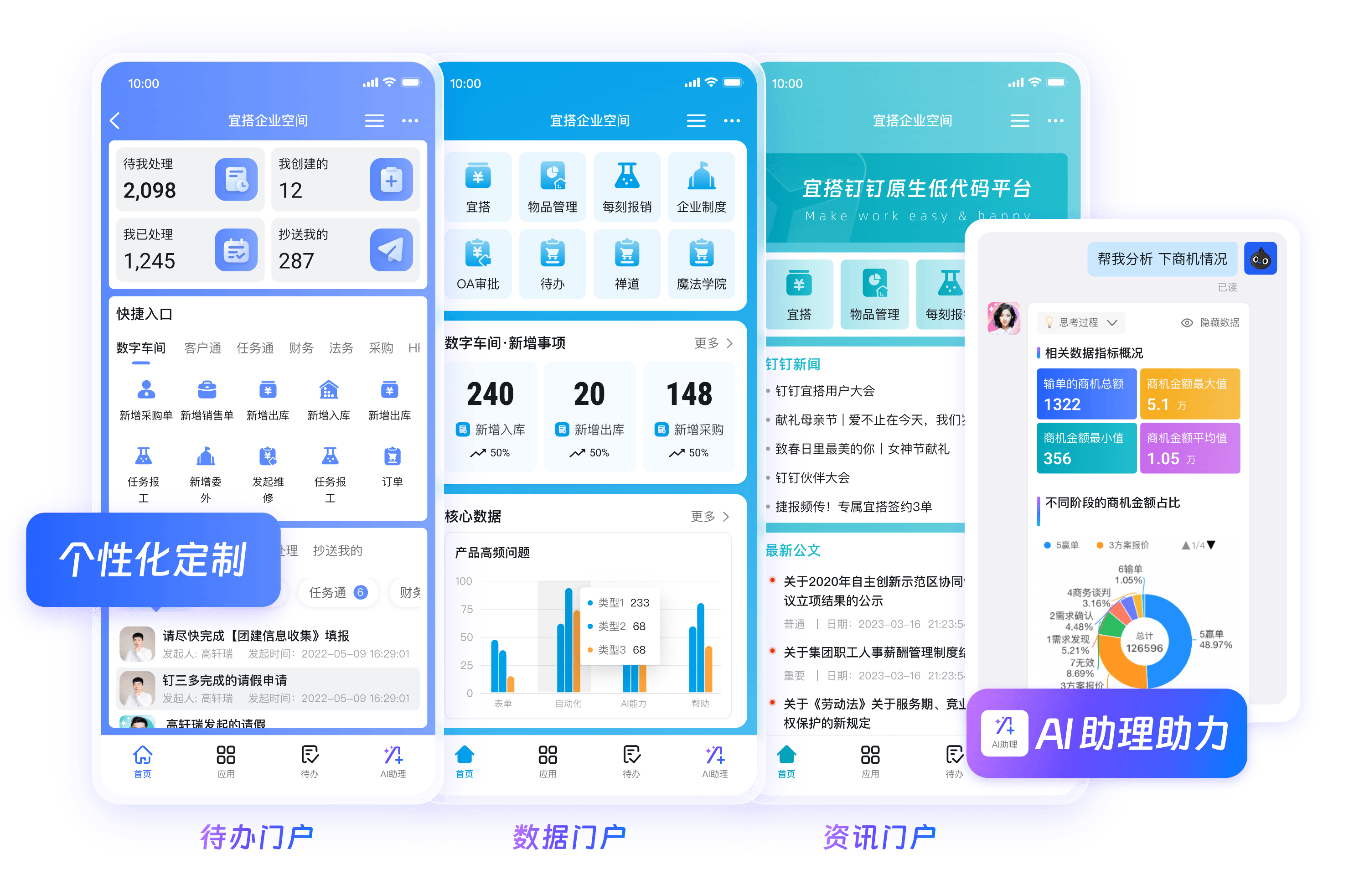 钉钉数据互通工作台